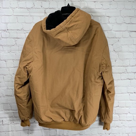 Wolverine Tan Houston Hooded Heavy Canvas Zip Quil - Picture 5 of 12